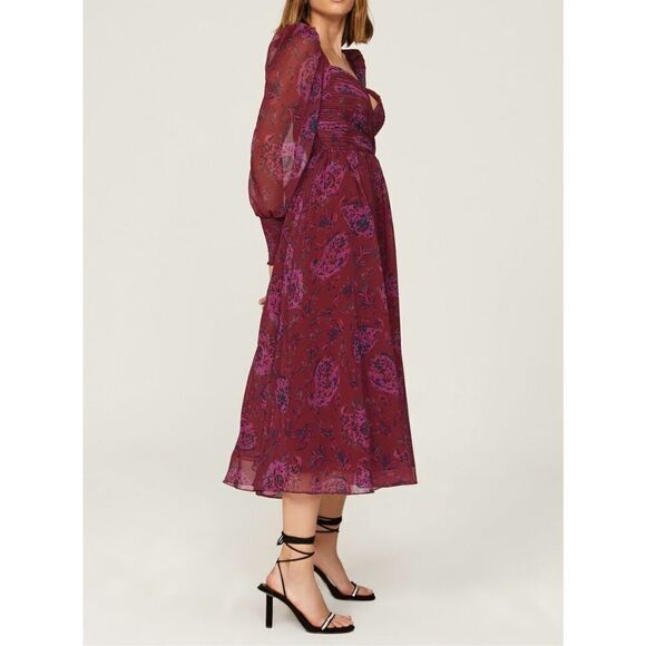 Badgley Mischka Open Back Midi Dress 💚 - Picture 4 of 14